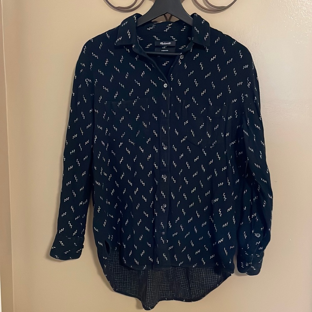 Madewell Oversized Ex-Boyfriend top